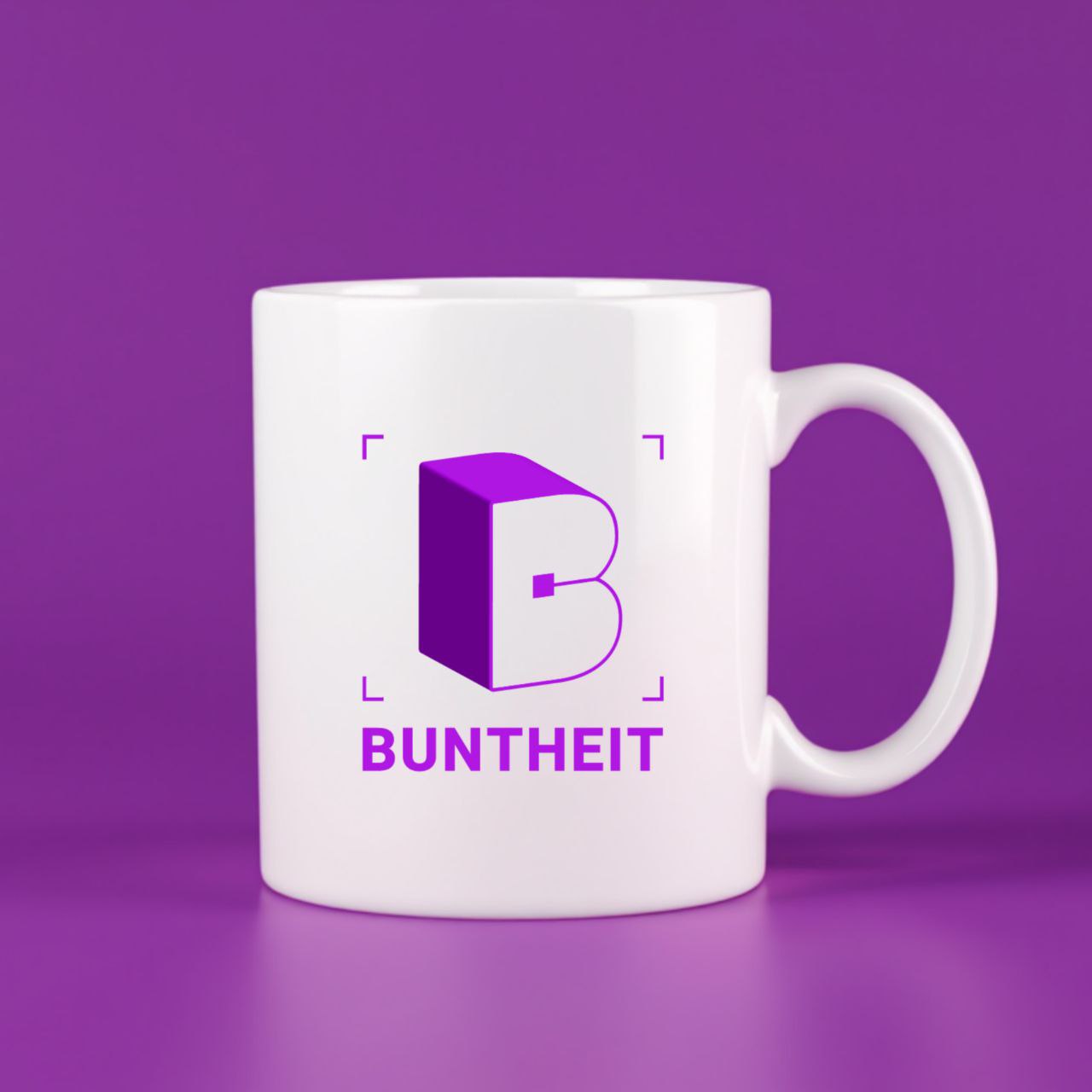 Weiße Kaffeetasse mit deinem Logo oder Design Kaffeetasse personalisieren lassen